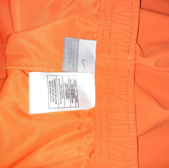 Nike orange/white/blue cropped athletic pants size L 12/14 - Picture 4 of 4